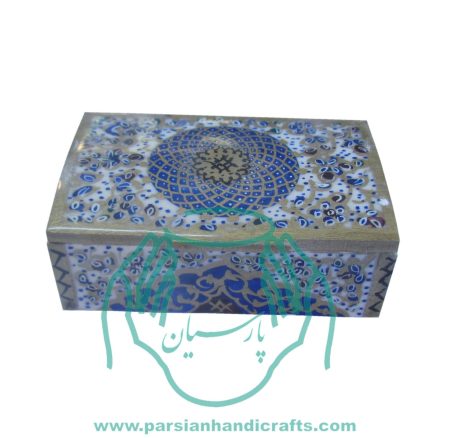 قیمت فروش جعبه استخوانی جواهرات کبریتی بزرگ نقاشی تذهیب