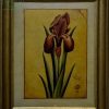 قیمت نقاشی گل زنبق روی چرم