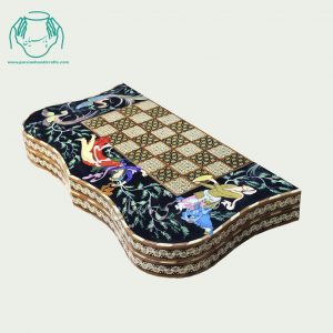 طرح لیلی و مجنون تخته نرد شطرنج خاتم طرح لیلی و مجنون تخته نرد شطرنج خاتم
