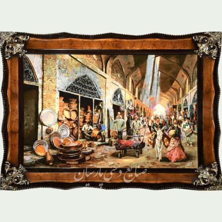 تابلو فرش بازار مسگرها