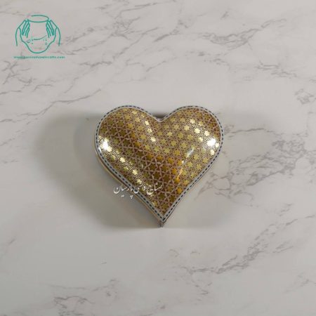 جاجواهراتی طرح قلب خاتم کندویی