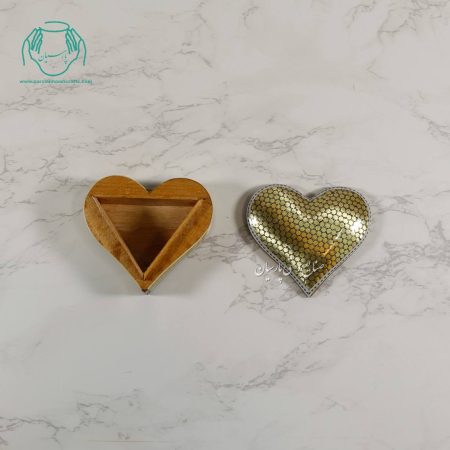 جاجواهراتی طرح قلب خاتم کندویی پرسیم