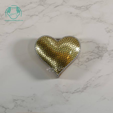 جاجواهراتی طرح قلب خاتم کندویی پرسیم