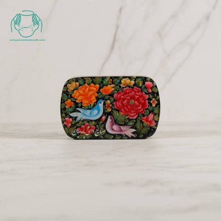 جاپاسوری خاتم و نقاشی گل مرغ