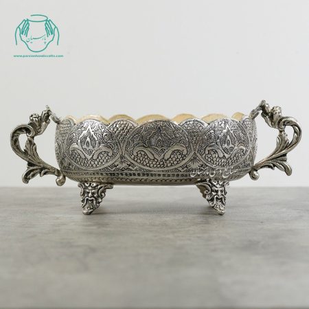 شکلات خوری آب نقره بیضی