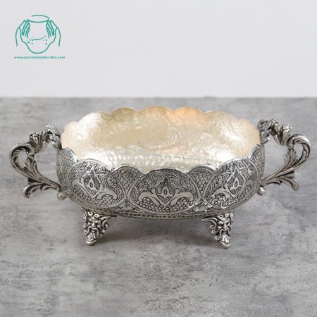شکلات خوری آب نقره بیضی