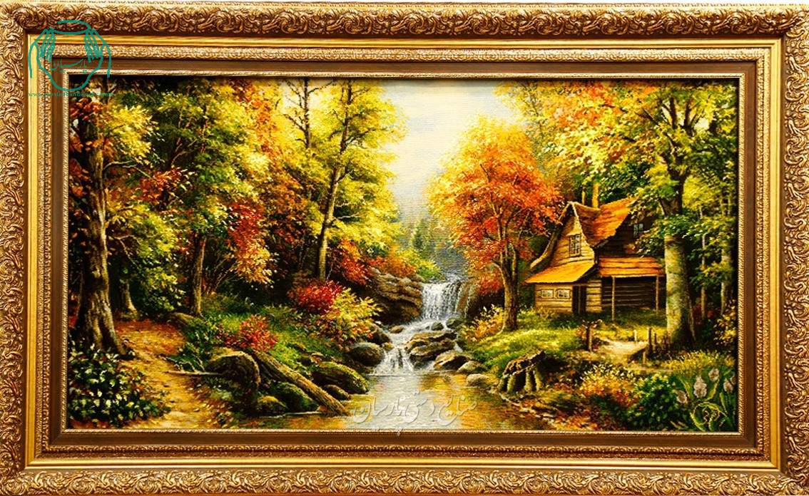 تابلو فرش دستبافت منظره توماس