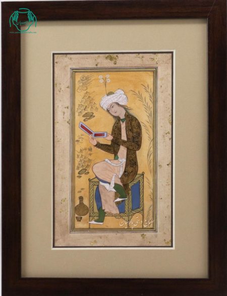 تابلو نقاشی زن صفویه