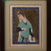 تابلو نقاشی زن مکتب اصفهان
