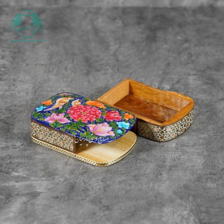 جاپاسوری خاتم و نقاشی گل و مرغ