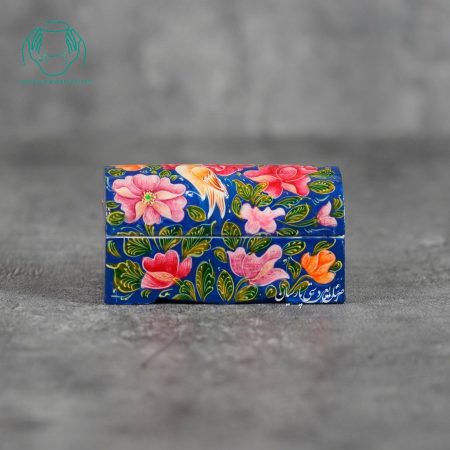 جعبه جواهرات گل و مرغ استخوانی