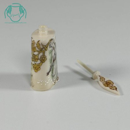 سرمه دان استخوانی هرمی نقاشی بزم 