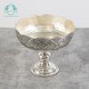 کاسه برنجی آب نقره پایه دار
